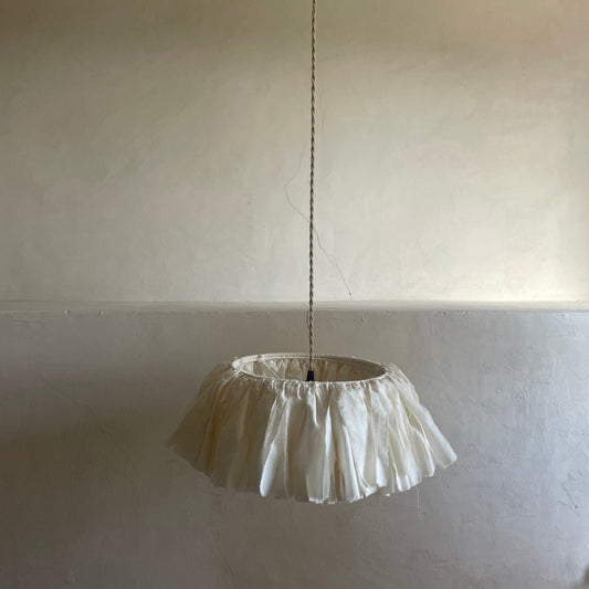 LAMPARA MUSA ALGODÓN FINO 30 CM