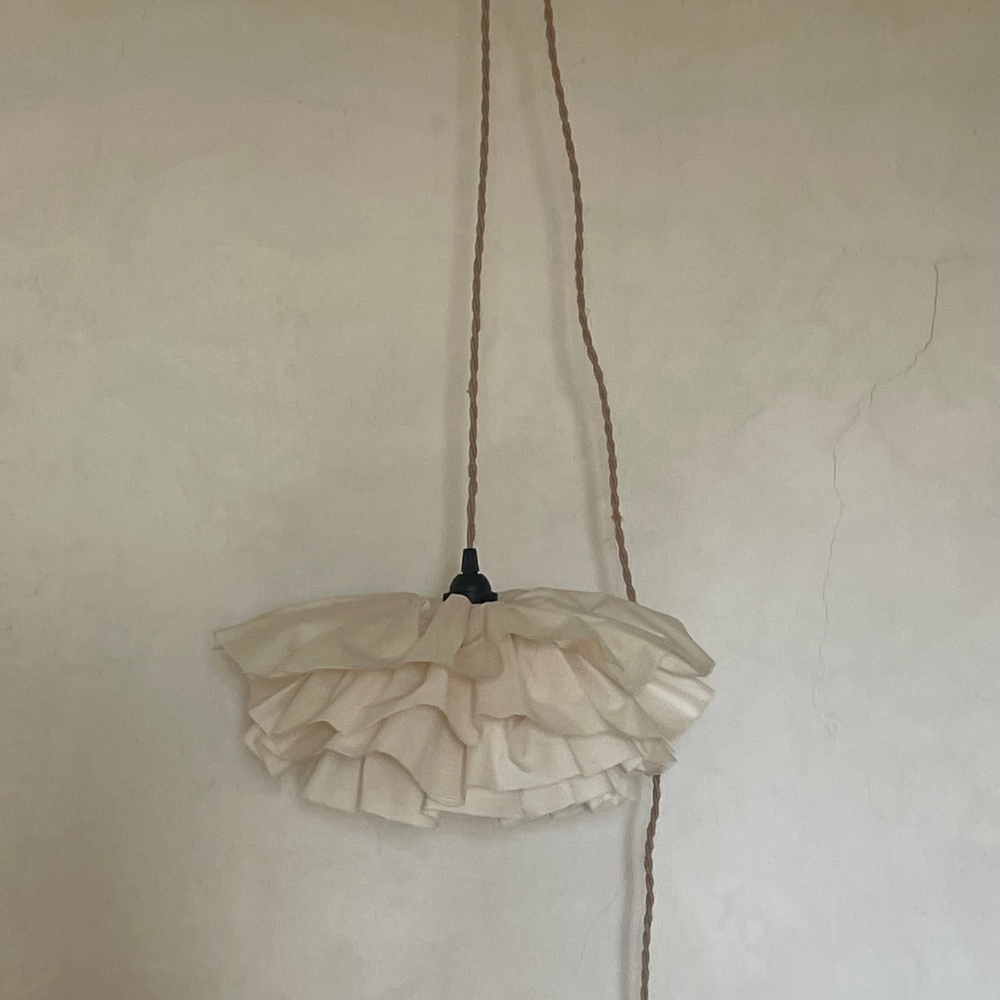 Lámpara BLOOM blanco seda